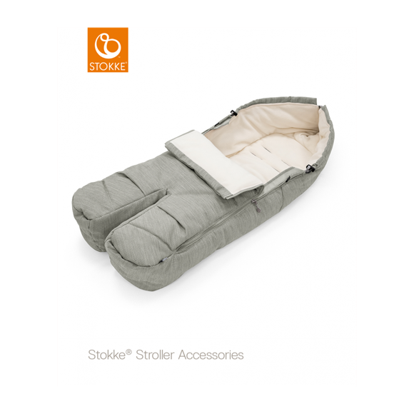 Εικόνα της Stokke ποδόσακος καροτσιού Brushed Grey