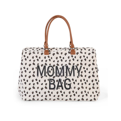 Εικόνα της Τσάντα Αλλαγής Childhome Mommy Bag Big Canvas Leopard