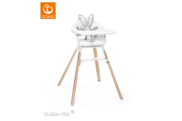 Εικόνα της Stokke Clikk High Chair White & Δώρο η Τσάντα Μεταφοράς