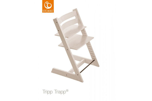 Εικόνα της Stokke Tripp Trapp Κάθισμα Φαγητού Whitewash & Δώρο το Baby Set