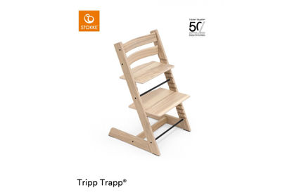 Εικόνα της Stokke Tripp Trapp 50th Anniversary Chair Ash & Δώρο το Baby Set