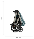 Εικόνα της Cybex Βρεφικό Καρότσι Balios S Lux New, Stone Grey / Silver Frame