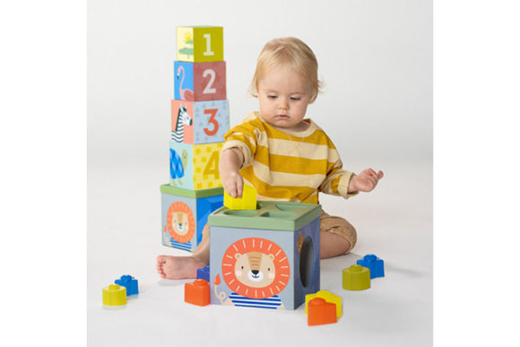 Εικόνα της Taf Toys Παιχνίδι Δραστηριοτήτων Savannah Sort & Stack 12+M