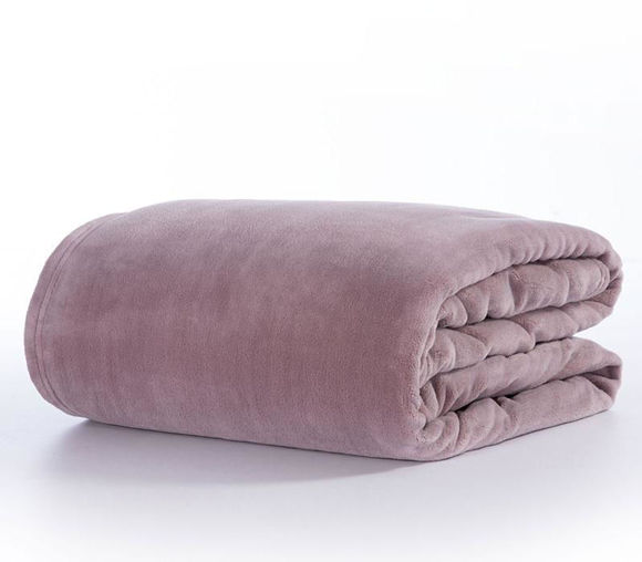 Εικόνα της ΚΟΥΒΕΡΤΑ FLEECE ΜΟΝΗ COSY 160X220 MAUVE