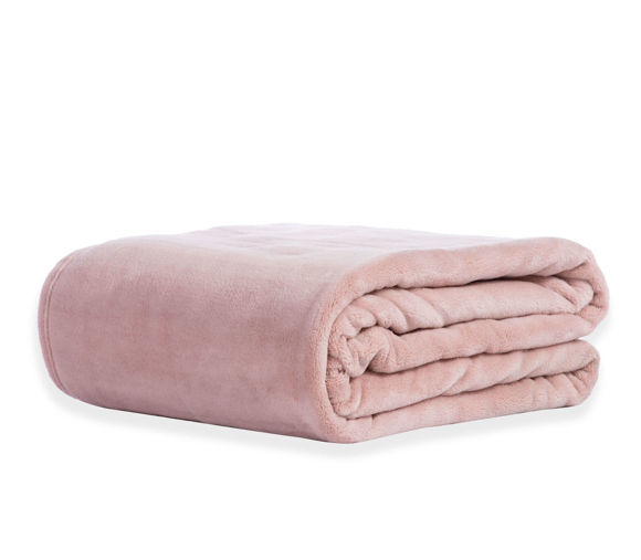 Εικόνα της ΚΟΥΒΕΡΤΑ FLEECE ΥΠΕΡΔΙΠΛΗ COSY 220x240 PINK