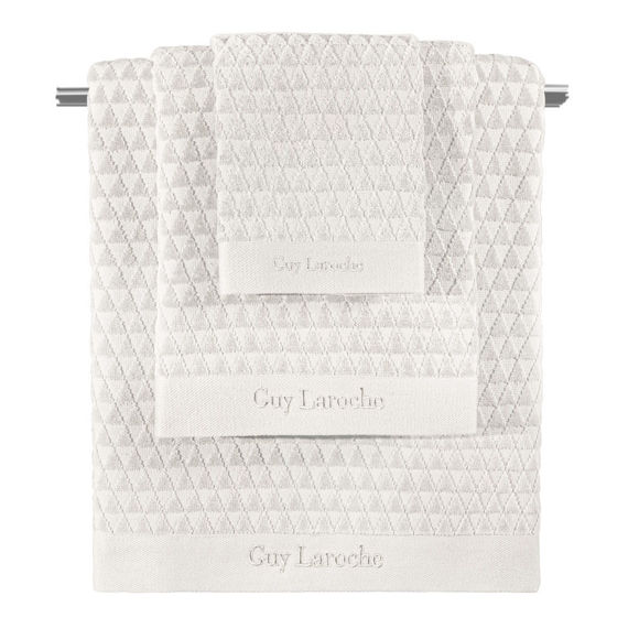 Εικόνα της Σετ  Πετσέτες Μπάνιου Guy Laroche Tokyo White 500gsm