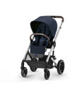 Εικόνα της CYBEX Σύστημα Μεταφοράς 3in1 Balios S Lux Silver Frame Ocean Blue με κάθισμα Cloud G i-size Moon Black