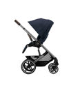 Εικόνα της CYBEX Σύστημα Μεταφοράς 3in1 Balios S Lux Silver Frame Ocean Blue με κάθισμα Cloud G i-size Moon Black