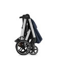 Εικόνα της CYBEX Σύστημα Μεταφοράς 3in1 Balios S Lux Silver Frame Ocean Blue με κάθισμα Cloud G i-size Moon Black