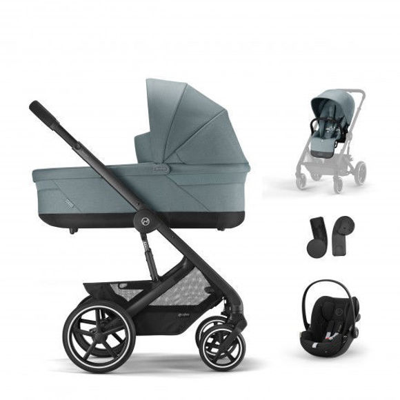 Εικόνα της Cybex Σύστημα Μεταφοράς Balios set S 3-1 sky blue + Cloud G moon black