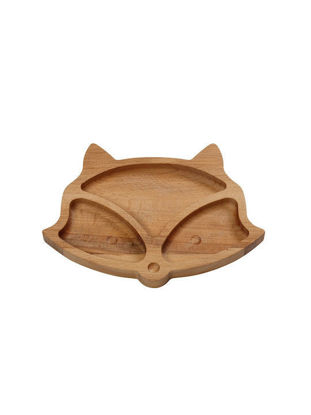 Εικόνα της Ορντεβιέρα ξύλινη σε σχήμα αλεπού 3 θέσεων 25.5εκ Espiel