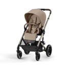 Εικόνα της Cybex Βρεφικό Καρότσι Balios S Lux New, Almond Beige/Taupe Frame