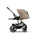 Εικόνα της Cybex Βρεφικό Καρότσι Balios S Lux New, Almond Beige/Taupe Frame