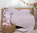 Εικόνα της ΒΡΕΦΙΚΗ ΚΟΥΒΕΡΤΑ FLEECE ΑΓΚΑΛΙΑΣ SWEET RHOMBUS PINK 75X110