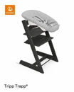 Εικόνα της Stokke Tripp Trapp κάθισμα φαγητού Black με Newborn Set 