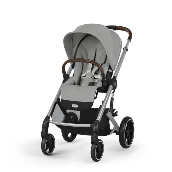 Εικόνα της Cybex Βρεφικό Καρότσι Balios S Lux New, Stone Grey / Silver Frame