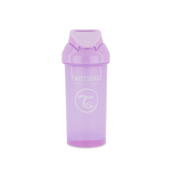 Εικόνα της Twistshake Κύπελλο Straw Cup 360ml 6+ Μηνών Pastel Purple