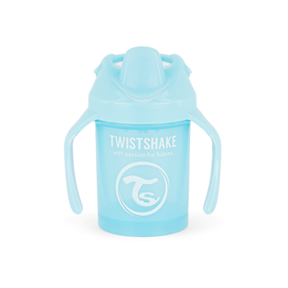 Εικόνα της Twistshake Κύπελλο Mini Cup 230ml 4+ Μηνών Pastel Blue με μίξερ φρούτων