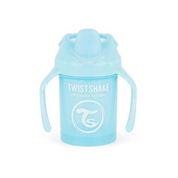 Εικόνα της Twistshake Κύπελλο Mini Cup 230ml 4+ Μηνών Pastel Blue με μίξερ φρούτων