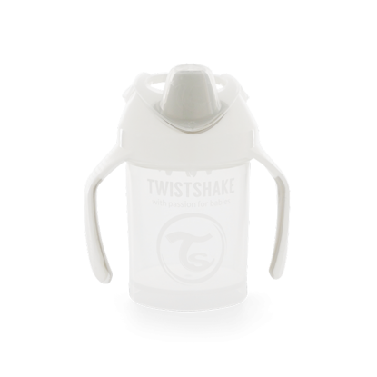 Εικόνα της Twistshake Κύπελλο Mini Cup 230ml 4+ Μηνών White με μίξερ φρούτων