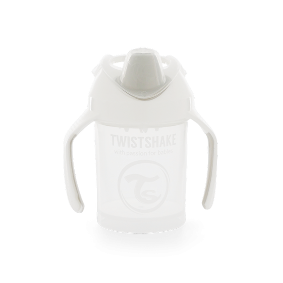 Εικόνα της Twistshake Κύπελλο Mini Cup 230ml 4+ Μηνών White με μίξερ φρούτων