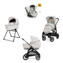 Εικόνα της Σύστημα μεταφοράς Aptica Quattro Opal Ivory / Litio Black Darwin Infant Recline