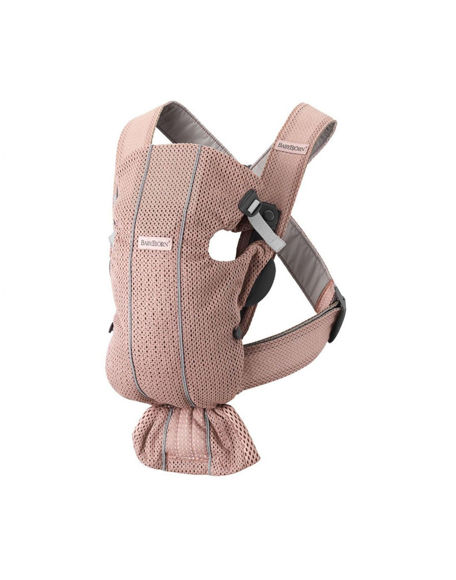 Εικόνα της BabyBjorn Μάρσιπος Mini 3D Mesh, Dusty pink