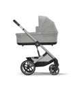 Εικόνα της Cybex Balios S Lux Σύστημα Μεταφοράς Stone Grey με κάθισμα Cloud G i-Size Plus