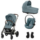 Εικόνα της Cybex Balios S Lux Σύστημα Μεταφοράς Stormy Blue με κάθισμα Cloud G i-Size Plus