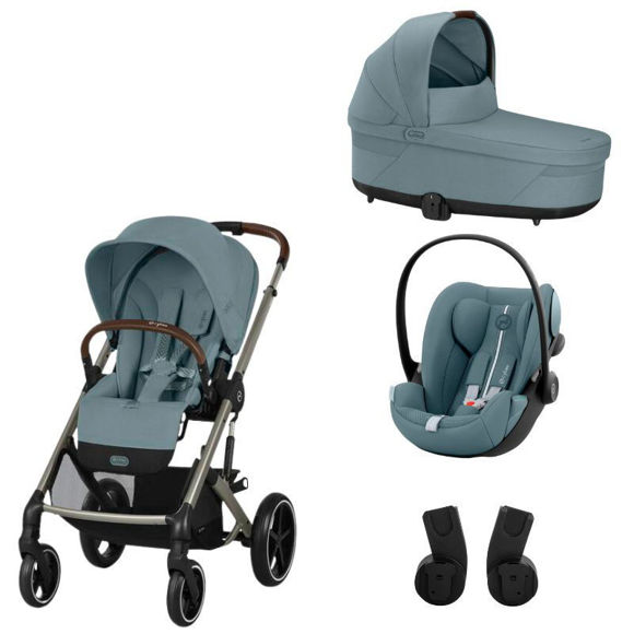 Εικόνα της Cybex Balios S Lux Σύστημα Μεταφοράς Stormy Blue με κάθισμα Cloud G i-Size Plus