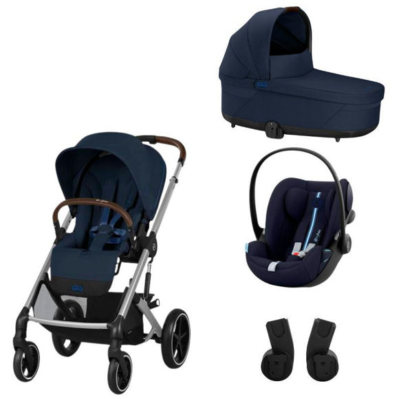 Εικόνα της Cybex Balios S Lux Σύστημα Μεταφοράς Ocean Blue | navy blue με κάθισμα Cloud G i-Size Plus